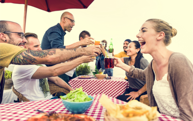 Italy Tuscan aperitivo friends drinks