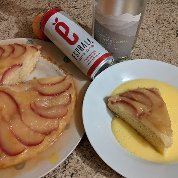 Lorraine’s presentation and ingredients for this fruity pudding cake have us licking our lips!