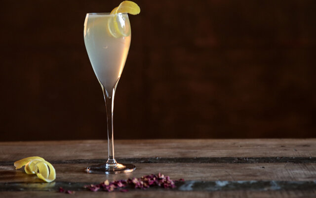 Altitude Gin and fresh lemon juice
