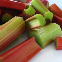 rhubarb square