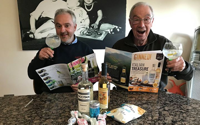 Occitan gin winners vermouth and snacks
