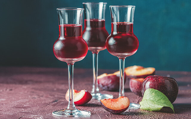 Homemade spiced plum gin recipe
