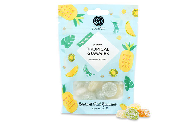SugarSin Fizzy Tropical Gummies