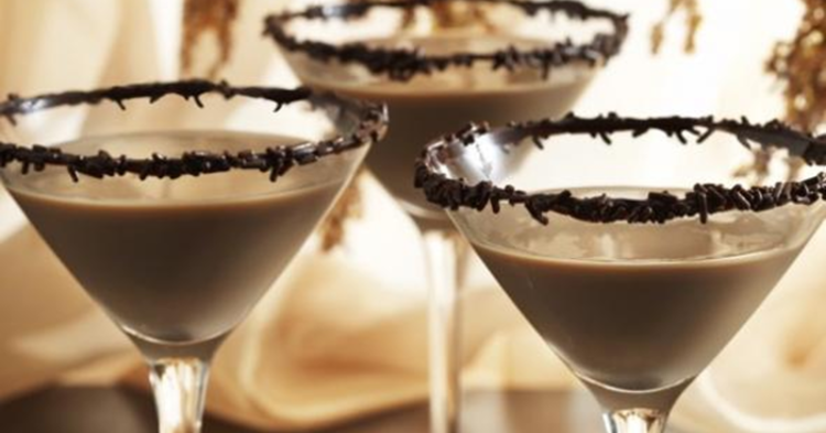 Toffee Salted Chocolate Martini