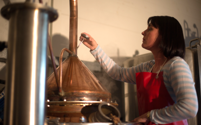 Rachel Hall, head distiller at the Lighthouse gin distillery