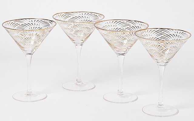 Oliver Bonas Martini Glasses