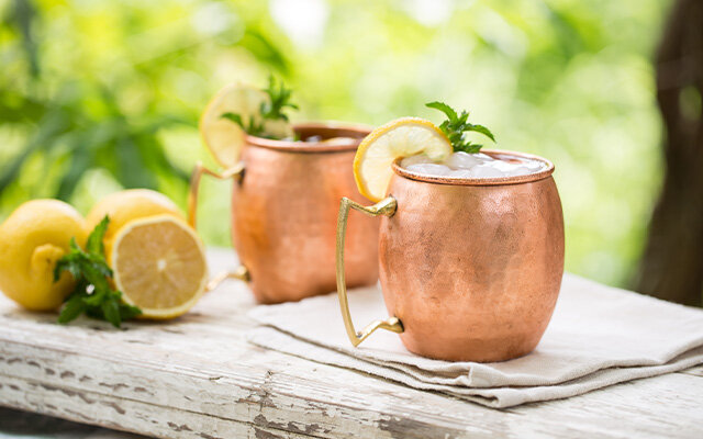 Lemon & Ginger Mule cocktail recipe