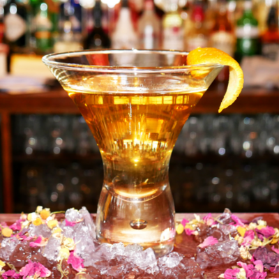 The buzzini warner edwards honeybee gin cocktail