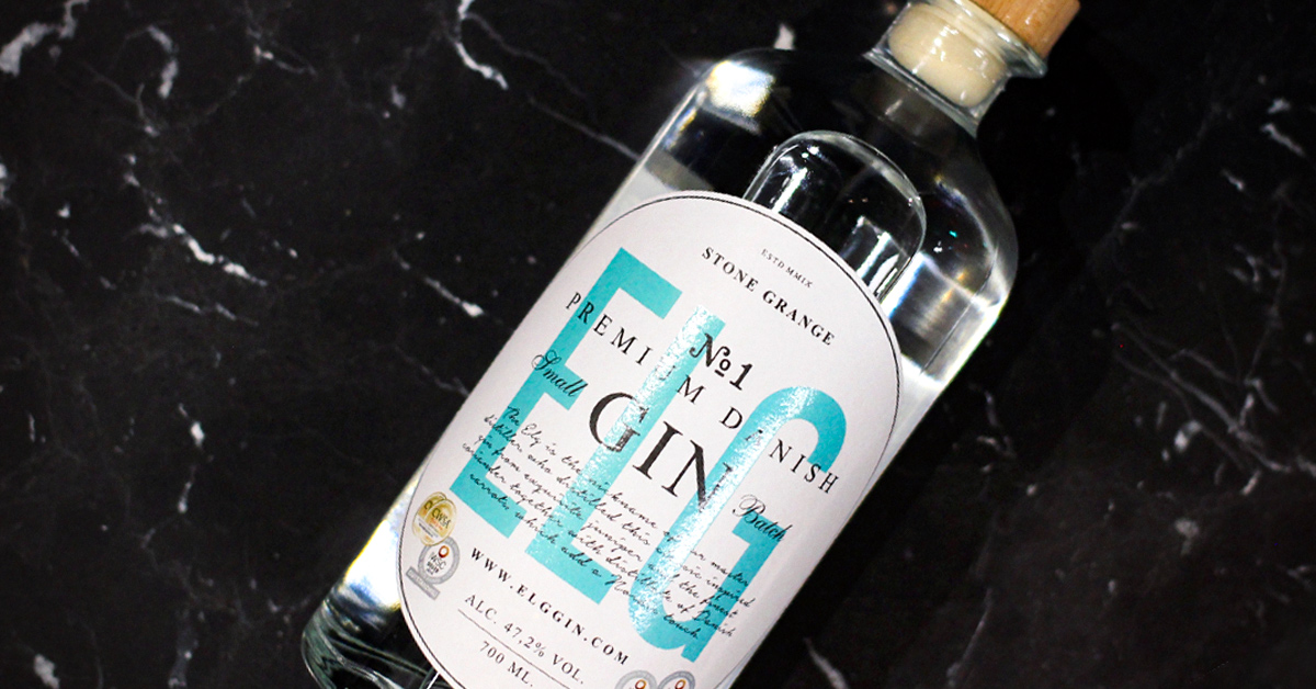ELG Gin bottle