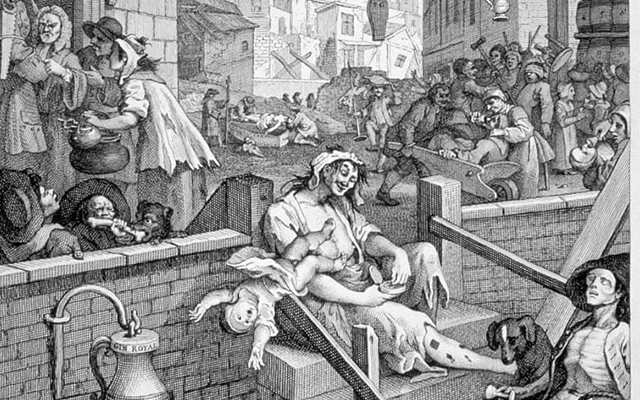 ‘Gin Lane’ by William Hogarth