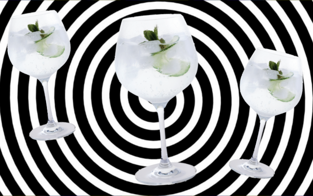 Gin and tonic hangover swirling headache stages