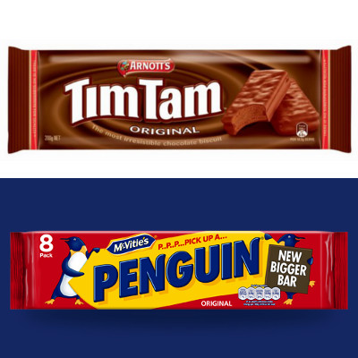 tim tams vs penguins