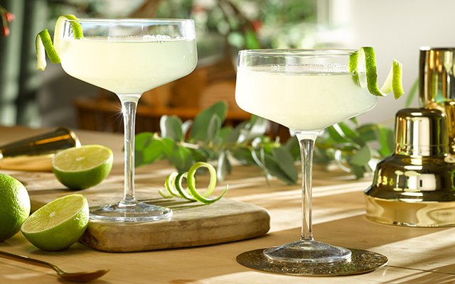 Gin and lime 