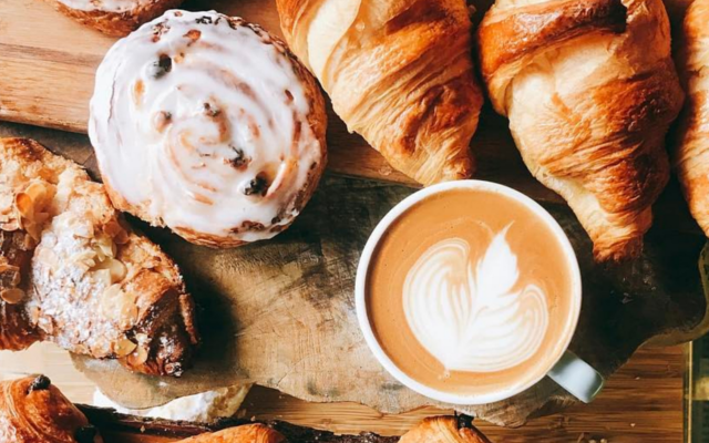 Pastries and coffee
