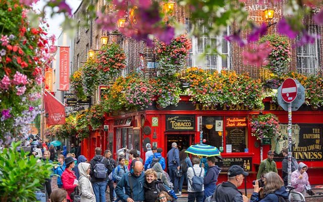 The streets of Dublin, Ireland