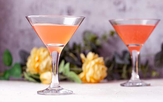 A ginny French Martini - get the recipe >>