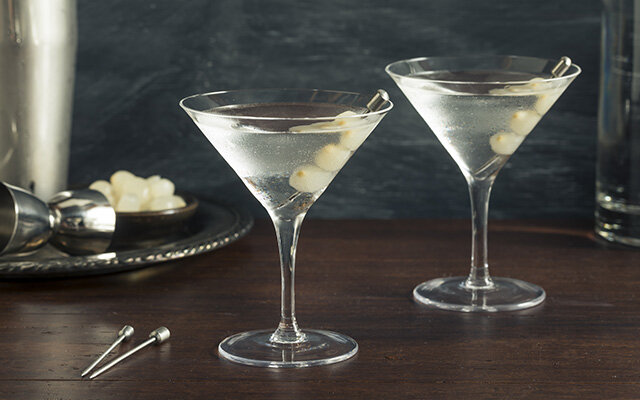 Martini with onions