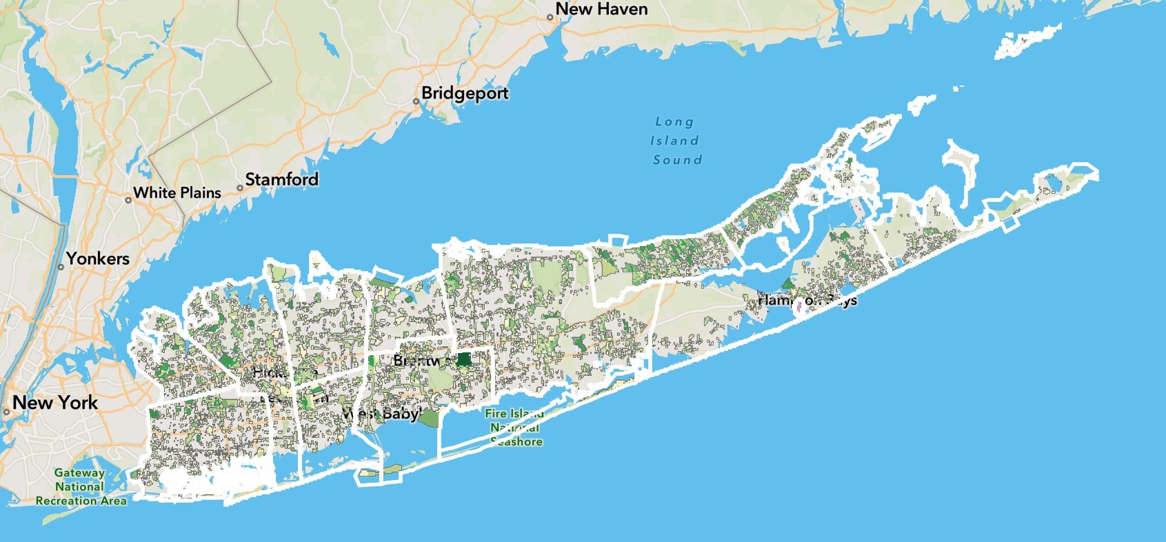 Long Island map