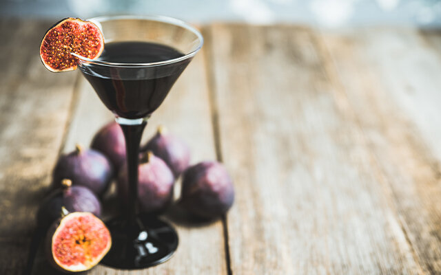 Squid Ink Martini Cocktail Recipe