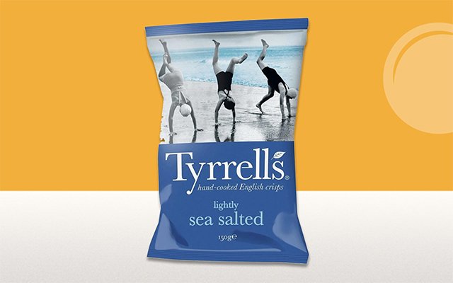 Tyrrells Lightly Sea Salted Hand Cooked Crisps