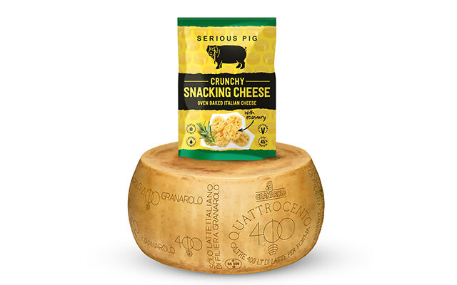Serious Pig Crunchy Snacking Cheese With Rosemary