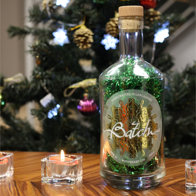 Batch Gin botte DIY tinsel decoration