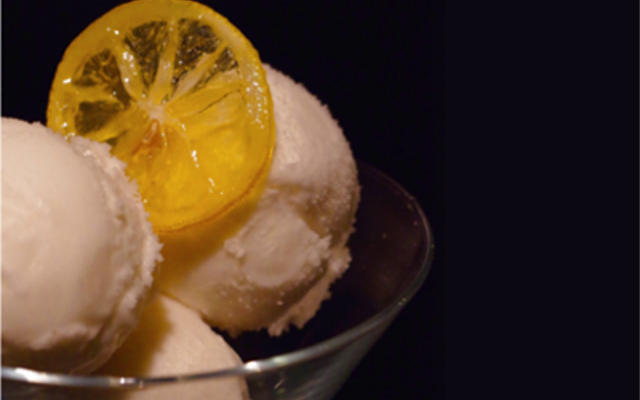 Gin Elderflower sorbet