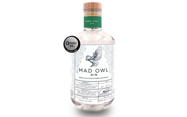 Mad Owl Herbal Gin won Silver at the International Wine & Spirit Competition.