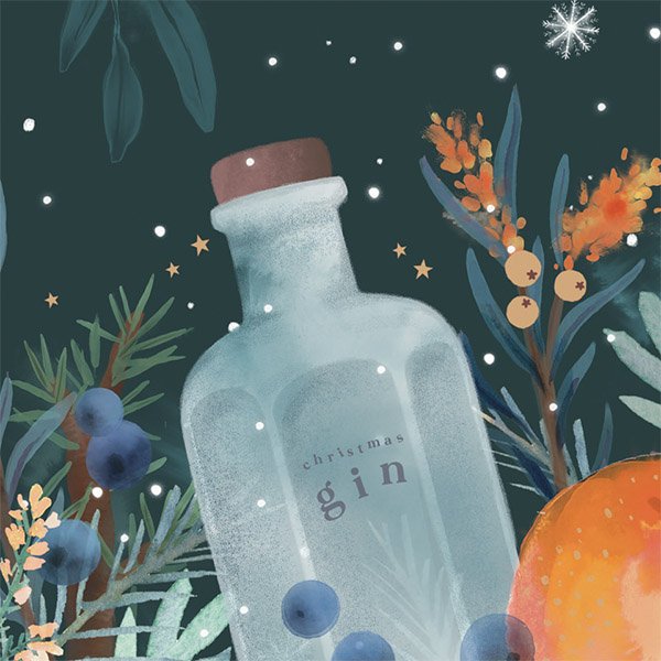 Christmas gin pun