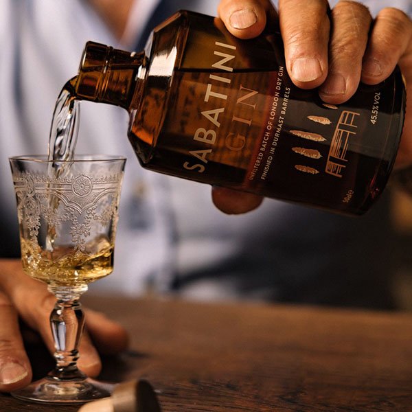 Sabatini Gin Barrel serving suggestion