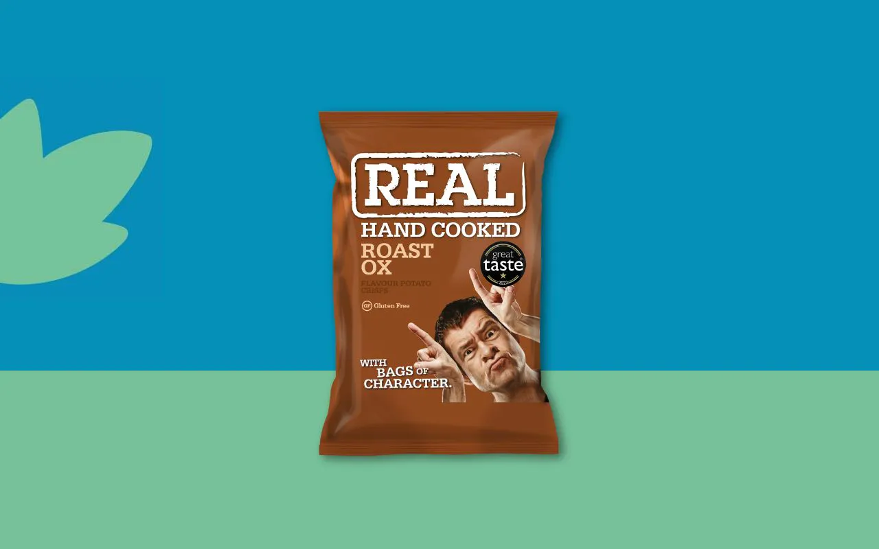 REAL Crisps Roast Ox 150g Craft Gin Club April 2025