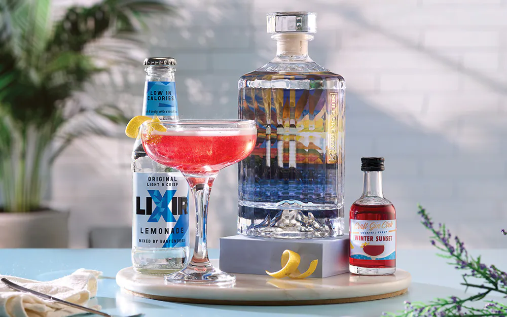 Craft Gin Club's January 2025 Winter Sunset