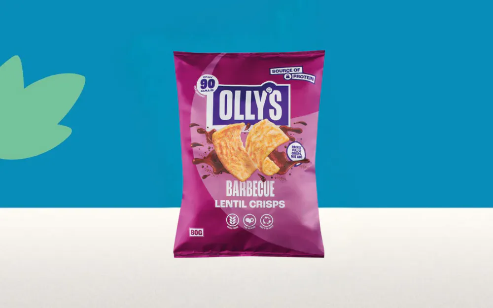Olly's Barbecue Lentil Crisps 