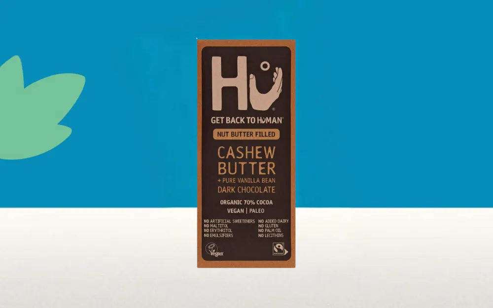 HU Cashew Butter & Pure Vanilla Bean Dark Chocolate Bar