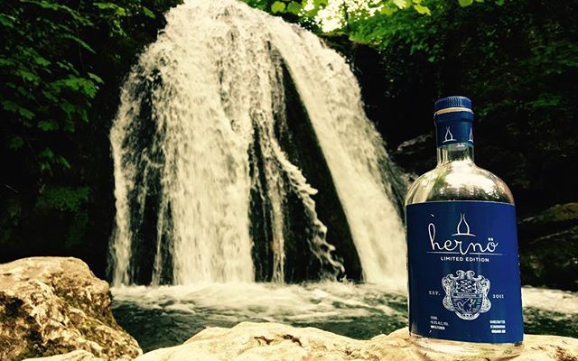 Herno gin Sweden Waterfall club member pic