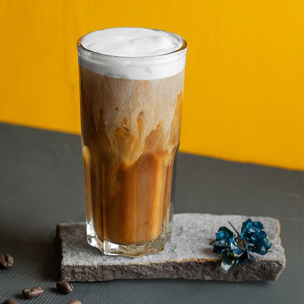 A creamy tia maria cocktail frappe