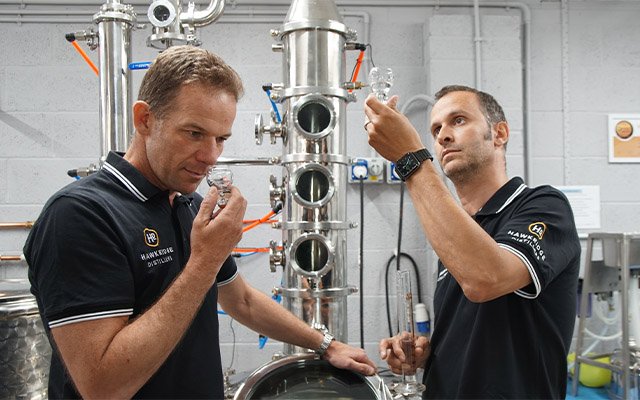 Hawkridge Distillers distilling process