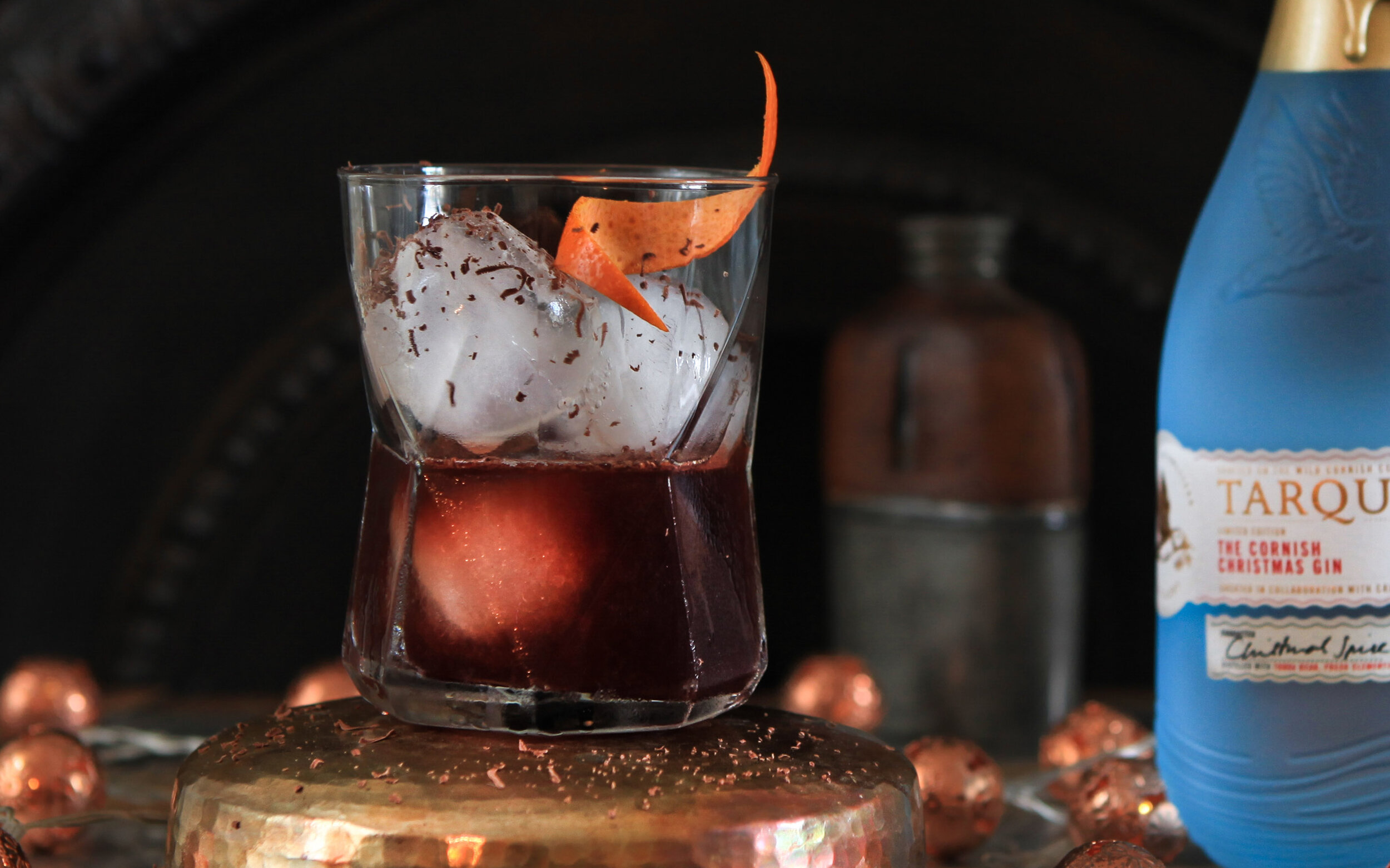 Dark & Tawny Port Christmas Negroni