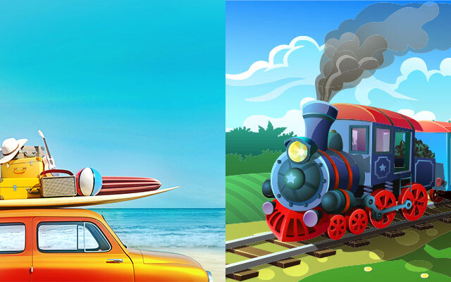 Cars and trains