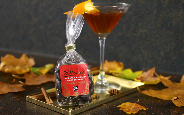 Fallen Negroni gin cocktail with Divine Chocolate