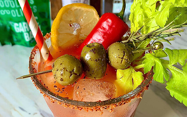 The best part of the Red Snapper is getting super inventive with your garnishes!