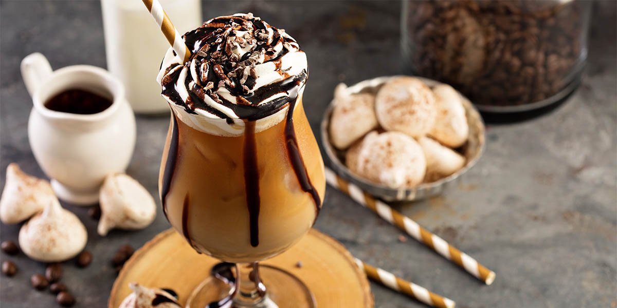 This dreamy warm salted caramel and chocolate cocktail is made with