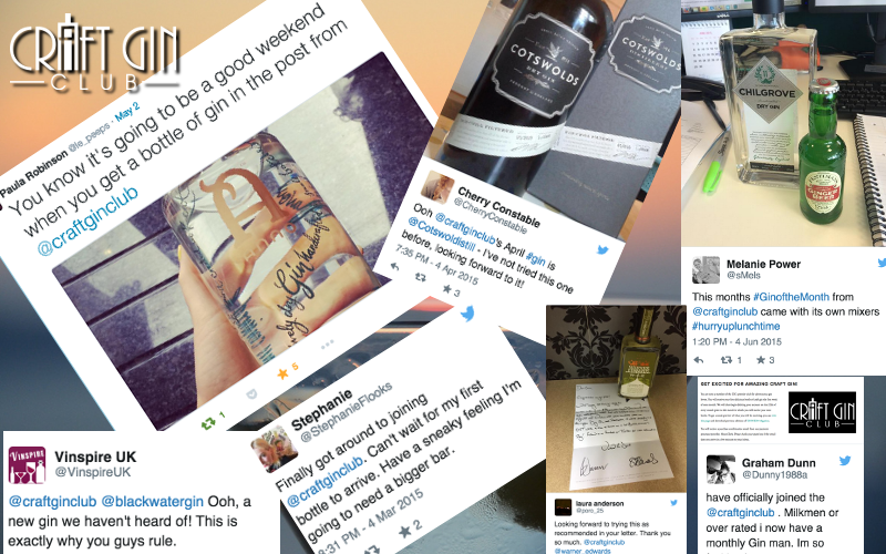Members tweets World Gin Day Newsletter Banner