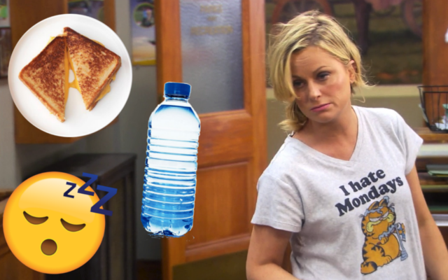 Gin hang over with toast water and snoring emoji