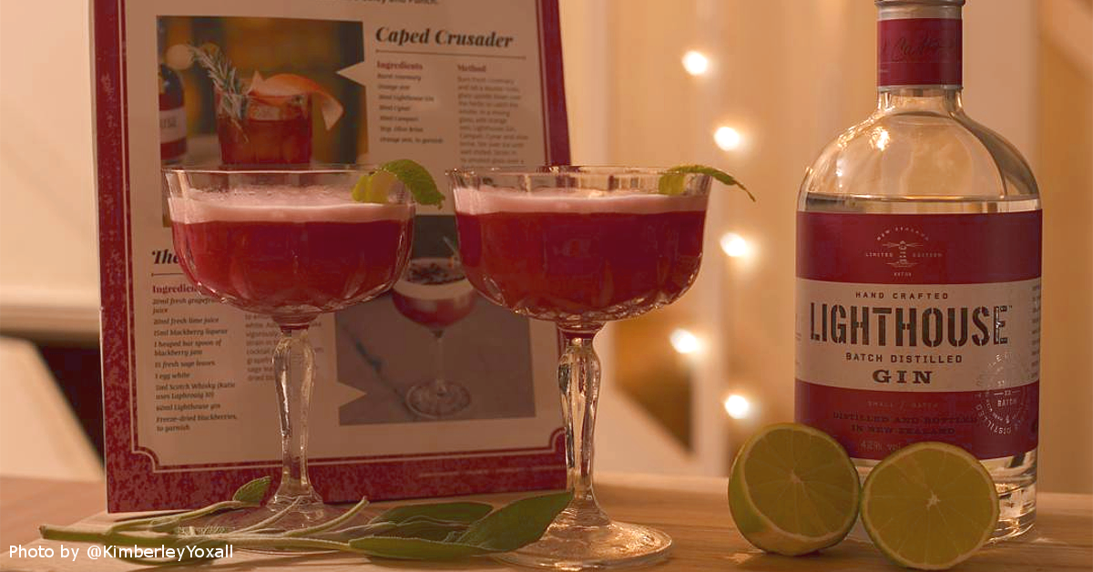 Lighthouse Gin Wisdom of Sage cocktail