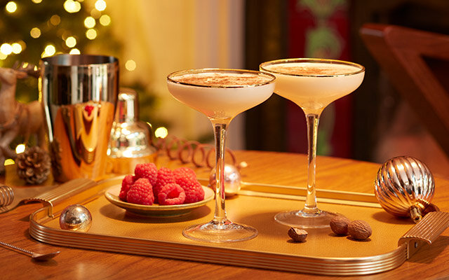 Gin and maple syrup flip cocktail recipe