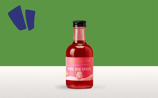 Pink Gin Spritz Cocktail Syrup Ingredient