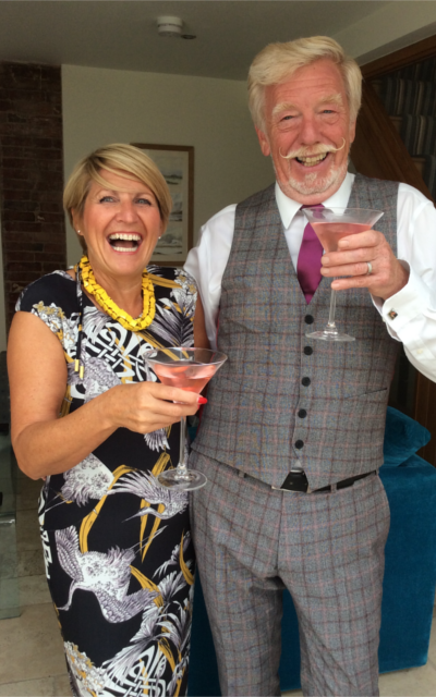 July Crossword Winners Pauline and Peter from Nottingham
