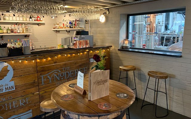 The Fynoderee Distillery bar
