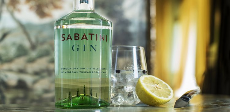 Sabatini Italian Tuscan Gin Tonic Lemon